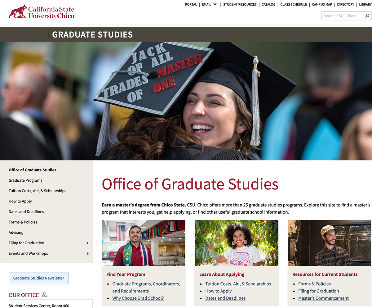 Office of Graduate Studies website